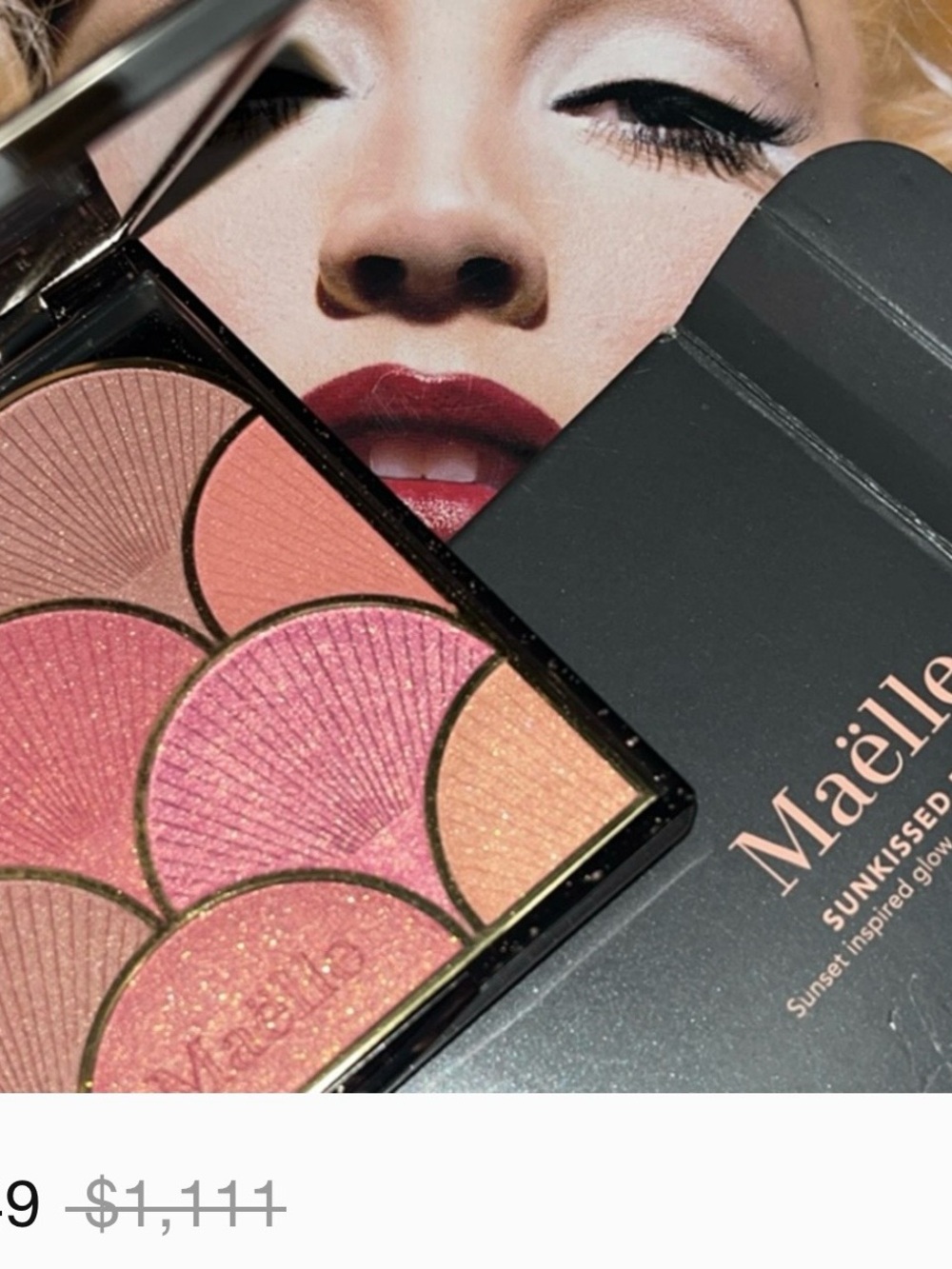 Maëlle Sunkissed Glow Blush Palette - Pink & Peach Radiance